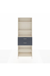 Arges Dolap 4 Raflı 2 Çekmeceli 88x30x243 Aytaşı-Antrasit