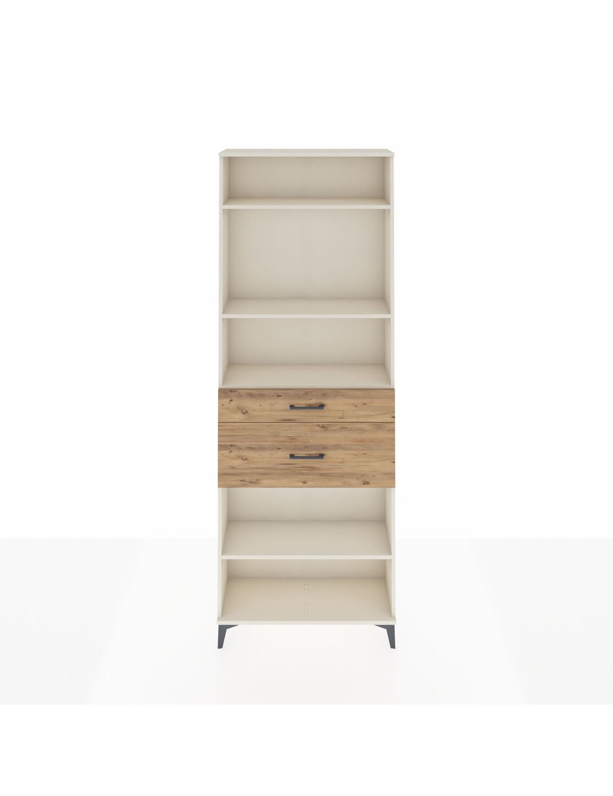 Arges Dolap 4 Raflı 2 Çekmeceli 88x30x243 Aytaşı-Çam