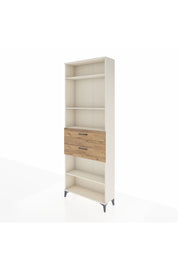 Arges Dolap 4 Raflı 2 Çekmeceli 88x30x243 Aytaşı-Çam