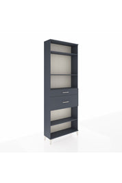 Arges Dolap 4 Raflı 2 Çekmeceli 88x30x243 Antrasit-Antrasit