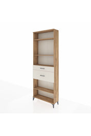 Arges Dolap 4 Raflı 2 Çekmeceli 88x30x243 Çam-Aytaşı