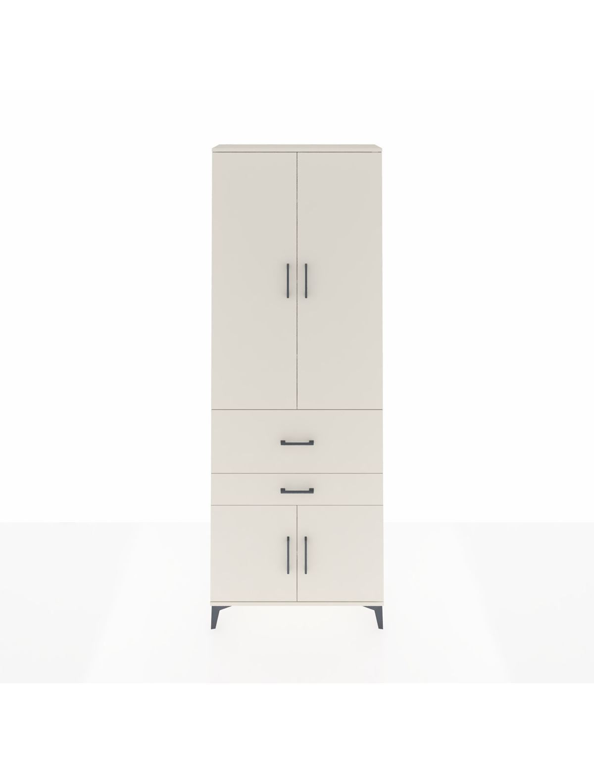 Arges Dolap 5 Raflı 2 Çekmeceli 4 Kapaklı 88x30x243 Aytaşı-Aytaşı