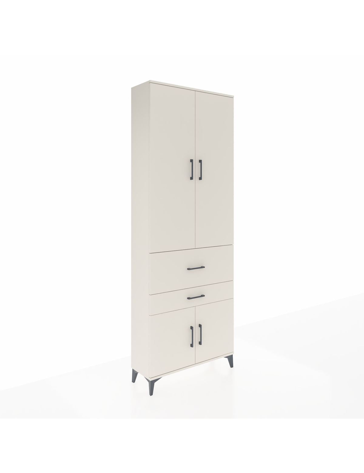 Arges Dolap 5 Raflı 2 Çekmeceli 4 Kapaklı 88x30x243 Aytaşı-Aytaşı