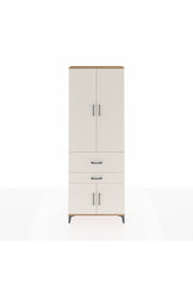 Arges Dolap 5 Raflı 2 Çekmeceli 4 Kapaklı 88x30x243 Çam-Aytaşı