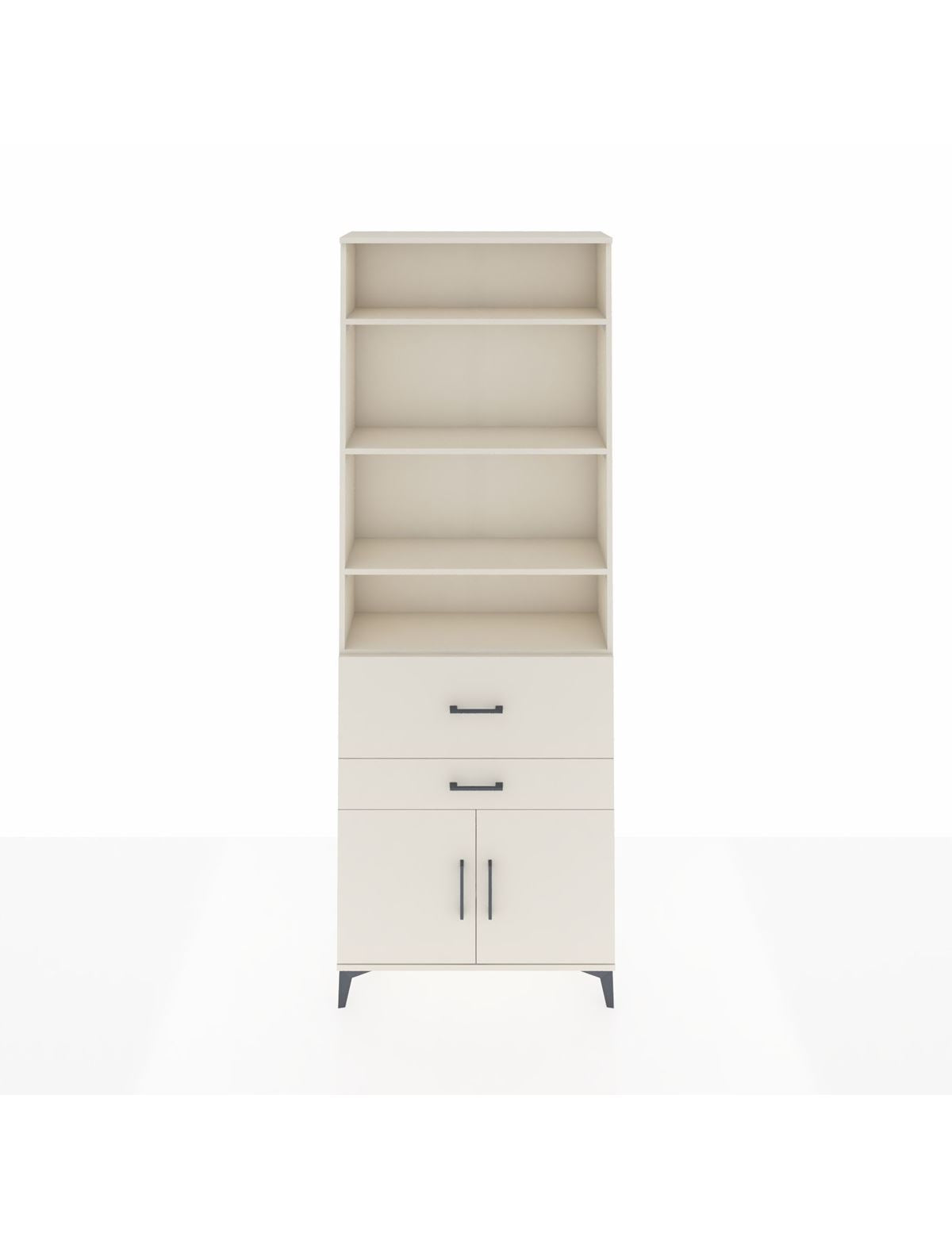 Arges Dolap 5 Raflı 2 Çekmeceli 2 Kapaklı 88x30x243 Aytaşı-Aytaşı