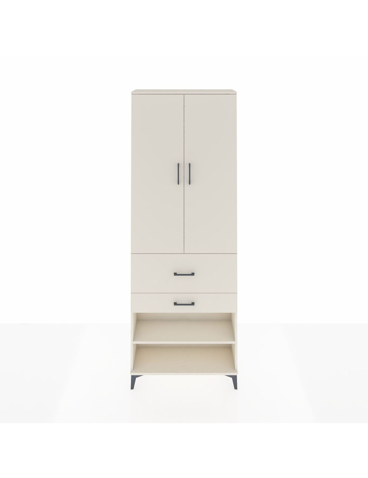 Arges Dolap 5 Raflı 2 Çekmeceli 2 Kapaklı 88x30x243 Aytaşı-Aytaşı