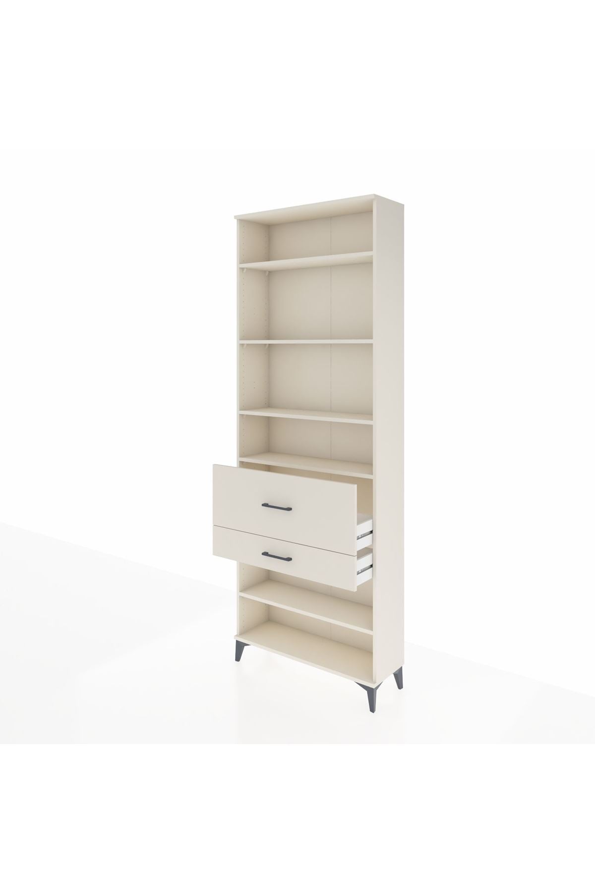 Arges Dolap 5 Raflı 2 Çekmeceli 88x30x243 Aytaşı-Aytaşı