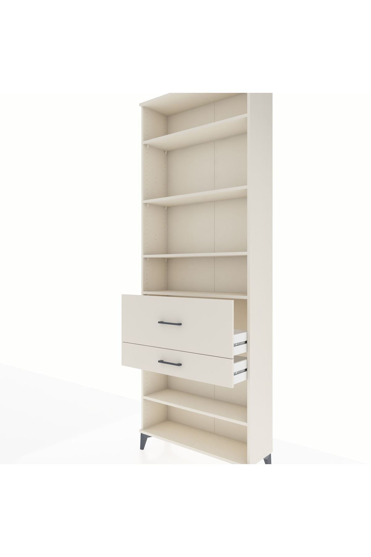 Arges Dolap 5 Raflı 2 Çekmeceli 88x30x243 Aytaşı-Aytaşı