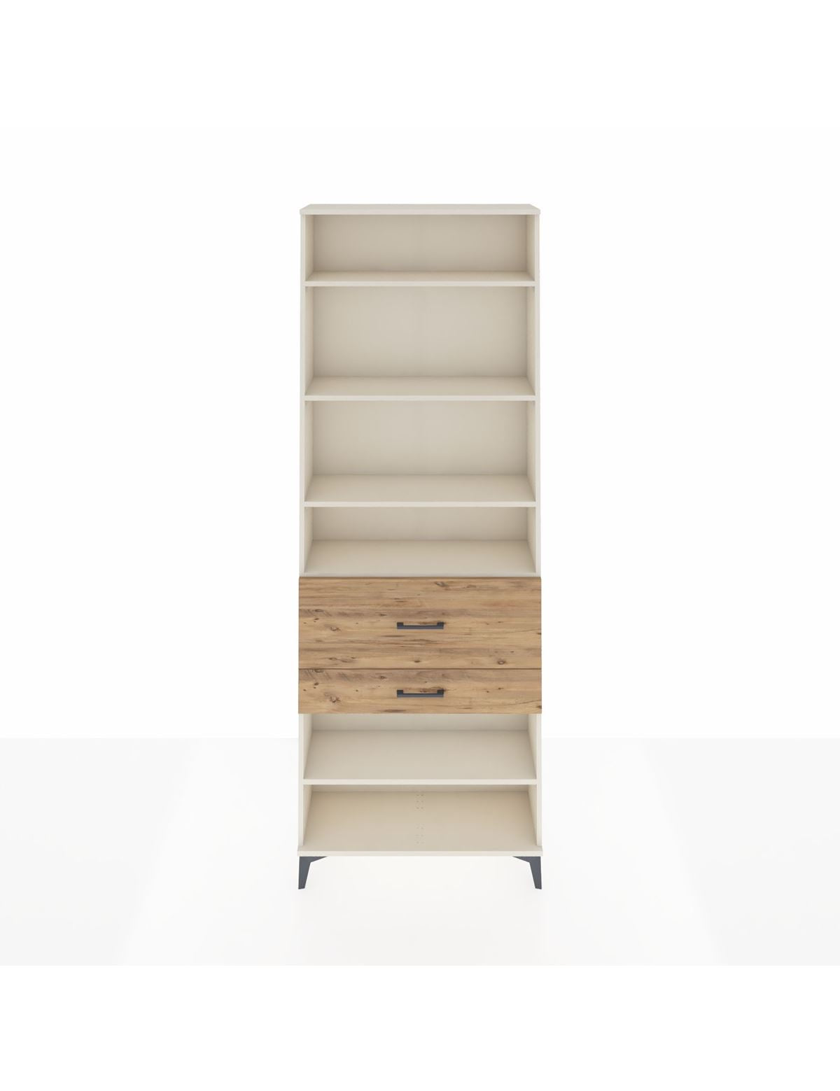 Arges Dolap 5 Raflı 2 Çekmeceli 88x30x243 Aytaşı-Çam