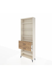 Arges Dolap 5 Raflı 2 Çekmeceli 88x30x243 Aytaşı-Çam