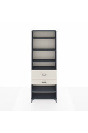 Arges Dolap 5 Raflı 2 Çekmeceli 88x30x243 Antrasit-Aytaşı