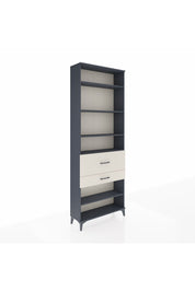 Arges Dolap 5 Raflı 2 Çekmeceli 88x30x243 Antrasit-Aytaşı