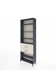 Arges Dolap 5 Raflı 2 Çekmeceli 88x30x243 Antrasit-Aytaşı