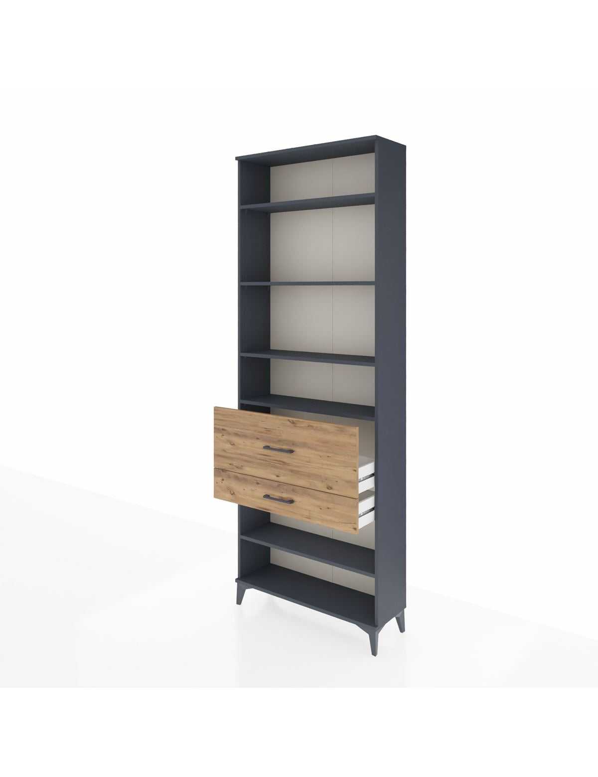 Arges Dolap 5 Raflı 2 Çekmeceli 88x30x243 - S33M080V6A