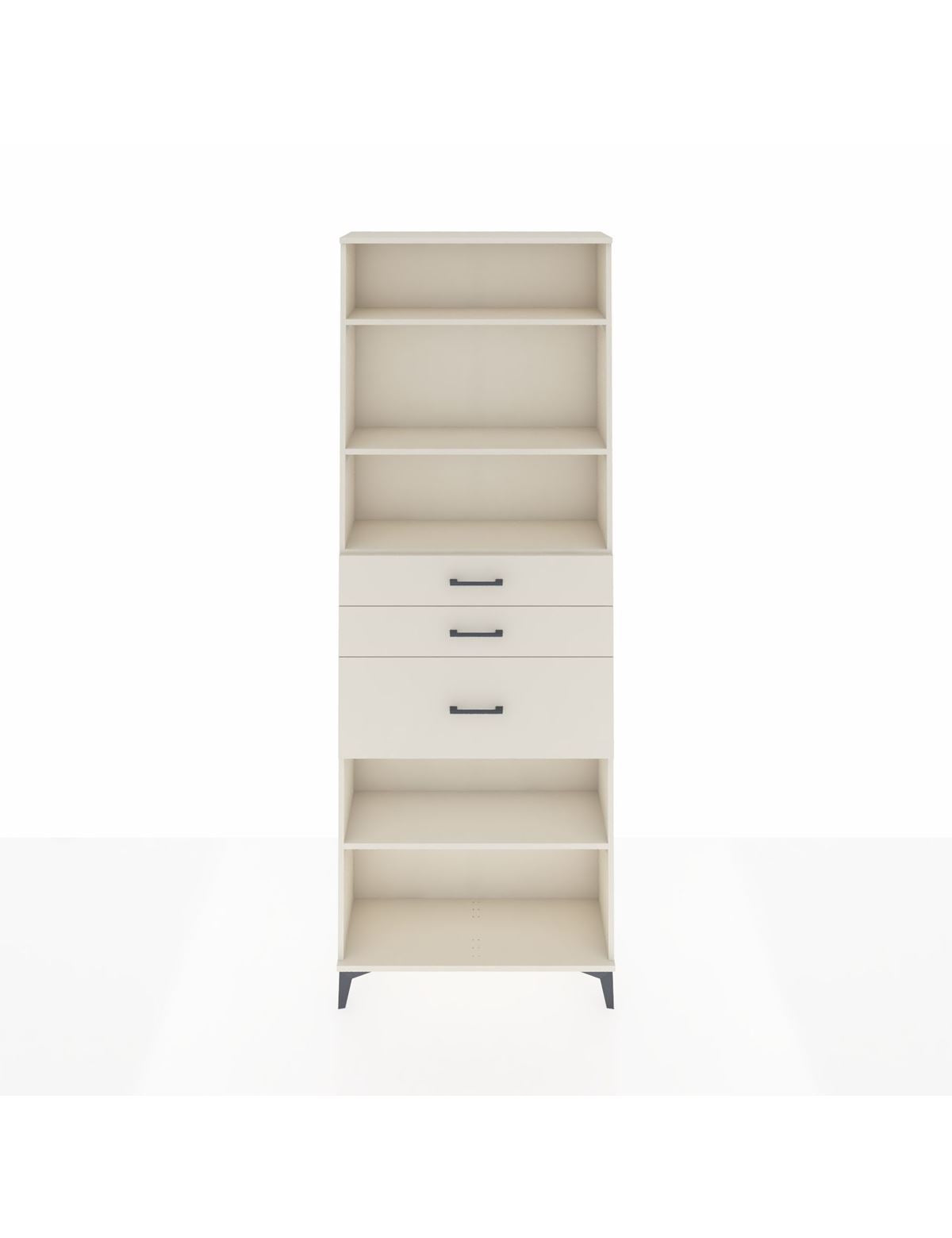 Arges Dolap 4 Raflı 3 Çekmeceli 88x30x243 Aytaşı-Aytaşı