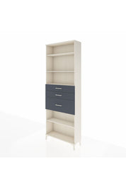 Arges Dolap 4 Raflı 3 Çekmeceli 88x30x243 Aytaşı-Antrasit