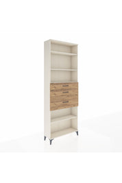 Arges Dolap 4 Raflı 3 Çekmeceli 88x30x243 Aytaşı-Çam