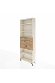 Arges Dolap 4 Raflı 3 Çekmeceli 88x30x243 Aytaşı-Çam