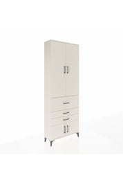 Arges Dolap 4 Raflı 3 Çekmeceli 2 Kapaklı 88x30x243 Aytaşı-Aytaşı