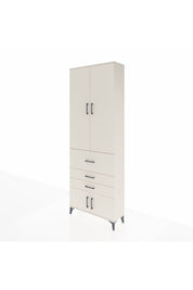 Arges Dolap 4 Raflı 3 Çekmeceli 2 Kapaklı 88x30x243 Aytaşı-Aytaşı