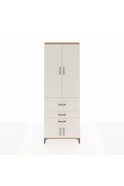 Arges Dolap 4 Raflı 3 Çekmeceli 2 Kapaklı 88x30x243 Çam-Aytaşı