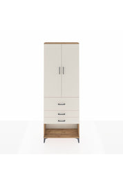 Arges Dolap 4 Raflı 3 Çekmeceli 2 Kapaklı 88x30x243 Çam-Aytaşı