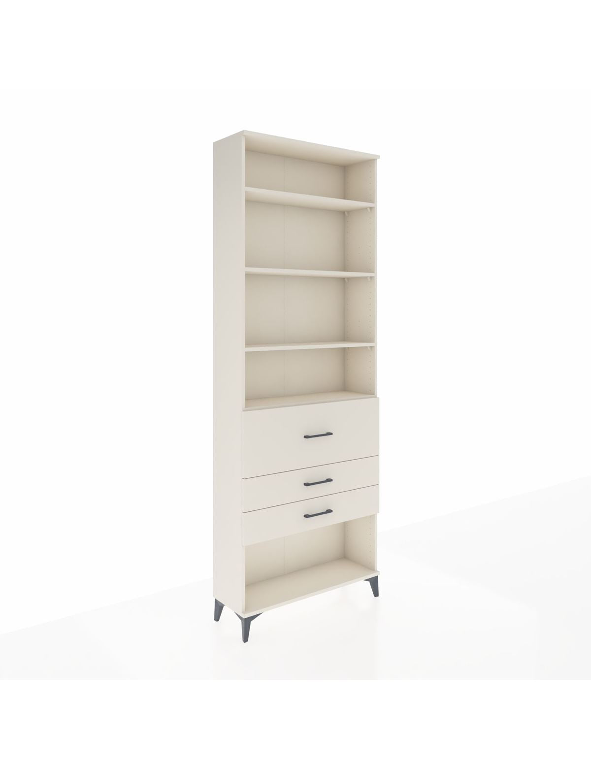 Arges Dolap 4 Raflı 3 Çekmeceli 88x30x243 Aytaşı-Aytaşı