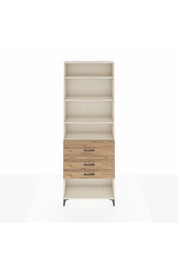 Arges Dolap 4 Raflı 3 Çekmeceli 88x30x243 Aytaşı-Çam