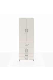 Arges Dolap 5 Raflı 3 Çekmeceli 4 Kapaklı 88x30x243 Aytaşı-Aytaşı