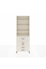 Arges Dolap 5 Raflı 3 Çekmeceli 2 Kapaklı 88x30x243