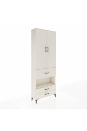 Arges Dolap 5 Raflı 3 Çekmeceli 2 Kapaklı 88x30x243 Aytaşı-Aytaşı