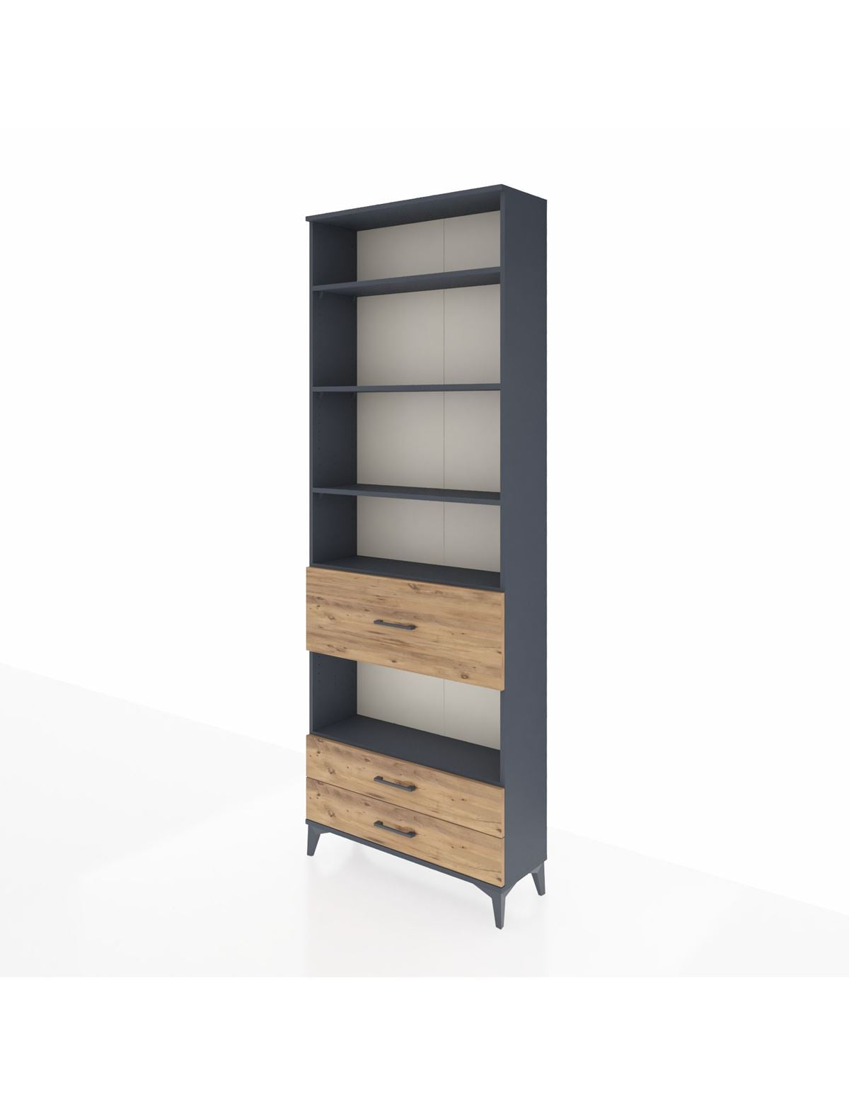 Arges Dolap 5 Raflı 3 Çekmeceli 88x30x243 - S33M092V6A