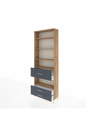Arges Dolap 5 Raflı 3 Çekmeceli 88x30x243 - S33M092V8A