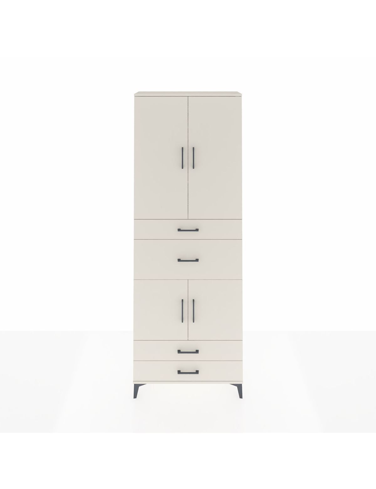 Arges Dolap 4 Raflı 4 Çekmeceli 4 Kapaklı 88x30x243 Aytaşı-Aytaşı