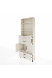 Arges Dolap 4 Raflı 4 Çekmeceli 2 Kapaklı 88x30x243 Aytaşı-Aytaşı