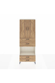Arges Dolap 4 Raflı 4 Çekmeceli 2 Kapaklı 88x30x243 Aytaşı-Çam