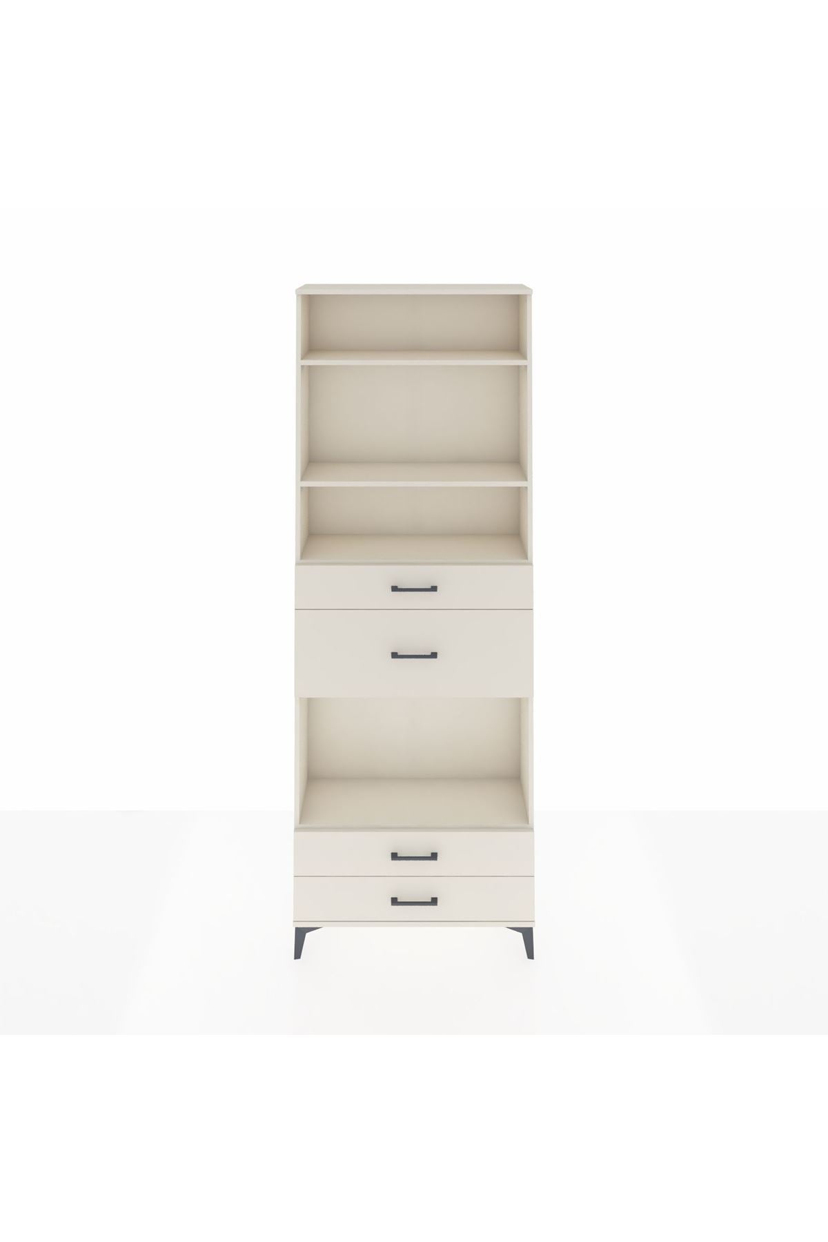 Arges Dolap 4 Raflı 4 Çekmeceli 88x30x243 Aytaşı-Aytaşı