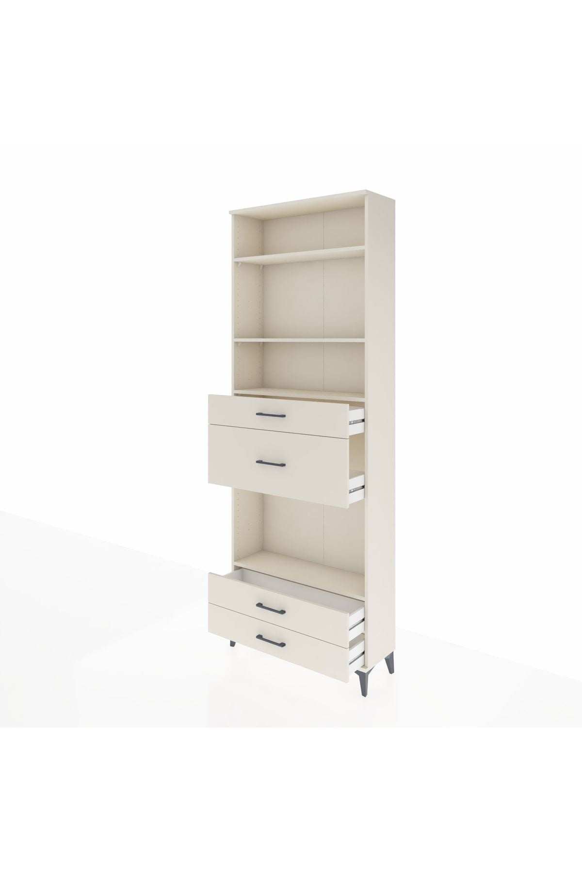 Arges Dolap 4 Raflı 4 Çekmeceli 88x30x243 Aytaşı-Aytaşı