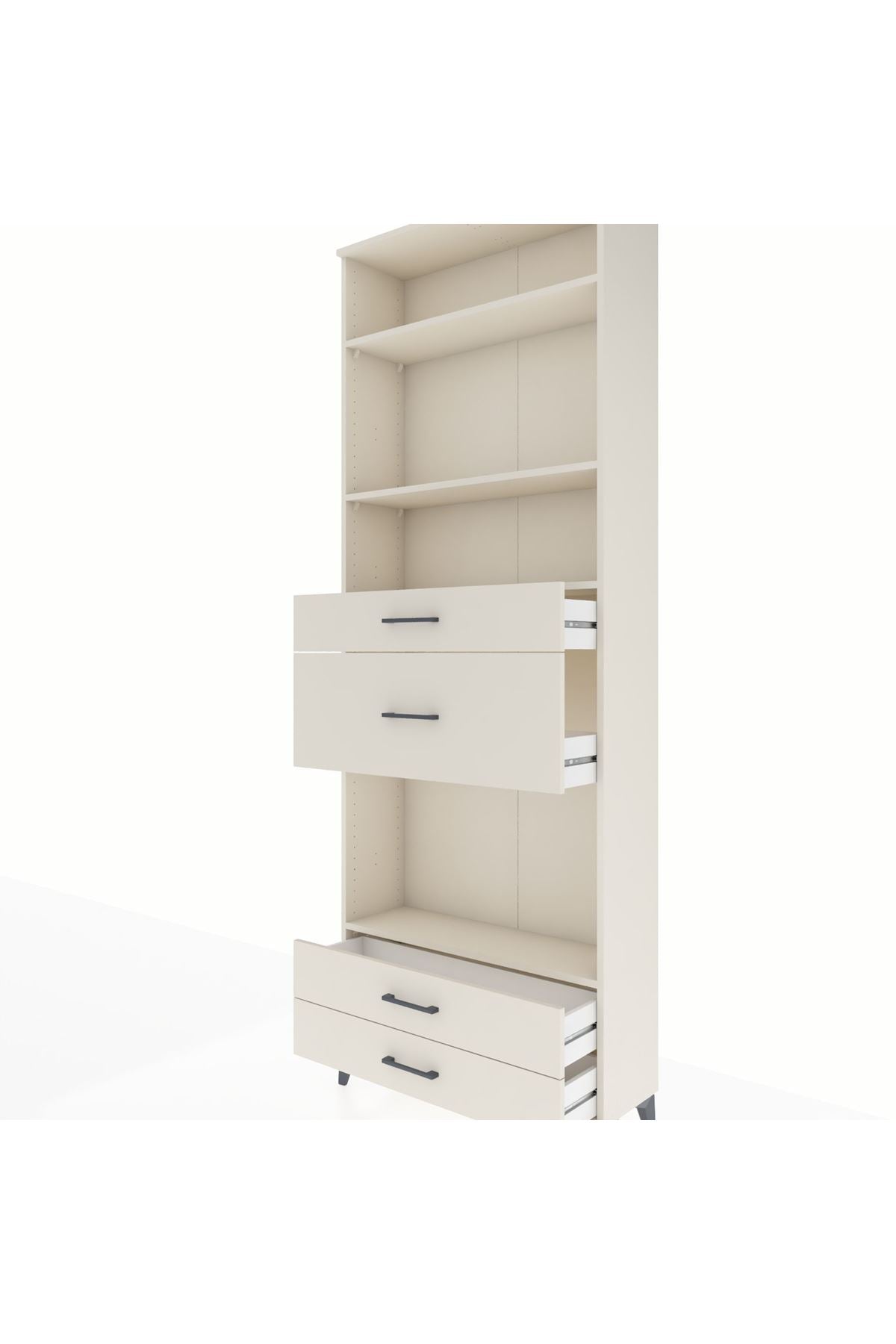 Arges Dolap 4 Raflı 4 Çekmeceli 88x30x243 Aytaşı-Aytaşı