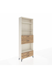 Arges Dolap 4 Raflı 4 Çekmeceli 88x30x243 Aytaşı-Çam