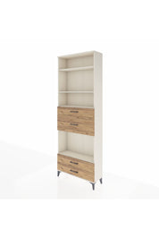 Arges Dolap 4 Raflı 4 Çekmeceli 88x30x243 Aytaşı-Çam