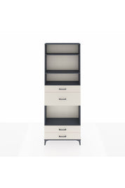 Arges Dolap 4 Raflı 4 Çekmeceli 88x30x243 Antrasit-Aytaşı