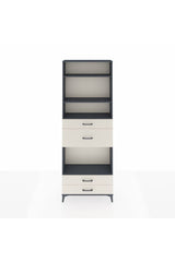 Arges Dolap 4 Raflı 4 Çekmeceli 88x30x243