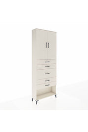 Arges Dolap 3 Raflı 5 Çekmeceli 2 Kapaklı 88x30x243 Aytaşı-Aytaşı