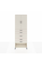 Arges Dolap 3 Raflı 5 Çekmeceli 2 Kapaklı 88x30x243 Aytaşı-Aytaşı