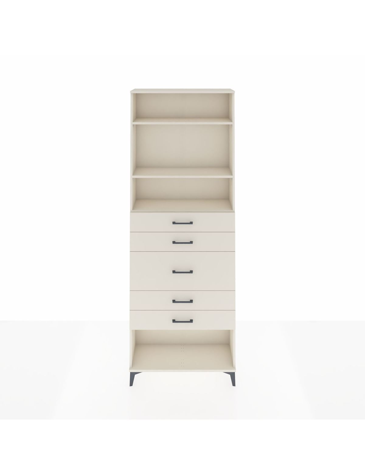 Arges Dolap 3 Raflı 5 Çekmeceli 88x30x243 Aytaşı-Aytaşı