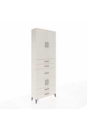 Arges Dolap 4 Raflı 5 Çekmeceli 4 Kapaklı 88x30x243 Aytaşı-Aytaşı