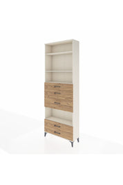 Arges Dolap 4 Raflı 5 Çekmeceli 88x30x243 Aytaşı-Çam