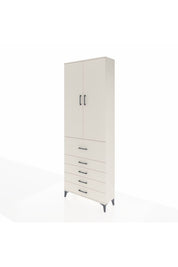 Arges Dolap 4 Raflı 5 Çekmeceli 2 Kapaklı 88x30x243 Aytaşı-Aytaşı
