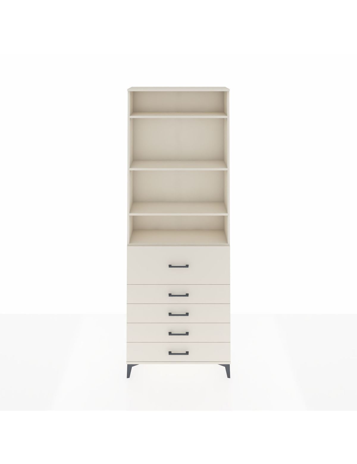 Arges Dolap 4 Raflı 5 Çekmeceli 88x30x243 Aytaşı-Aytaşı